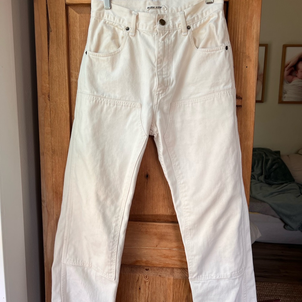 Rudy Jude Utility Jeans - White / Natural, size 2